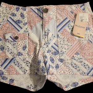 Blue Red And White Women's 6 Shorts Wallflower